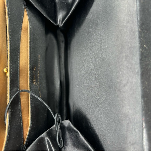 Black Velvet Koret Evening Bag with Attached Change Purse - Picture 6 of 6